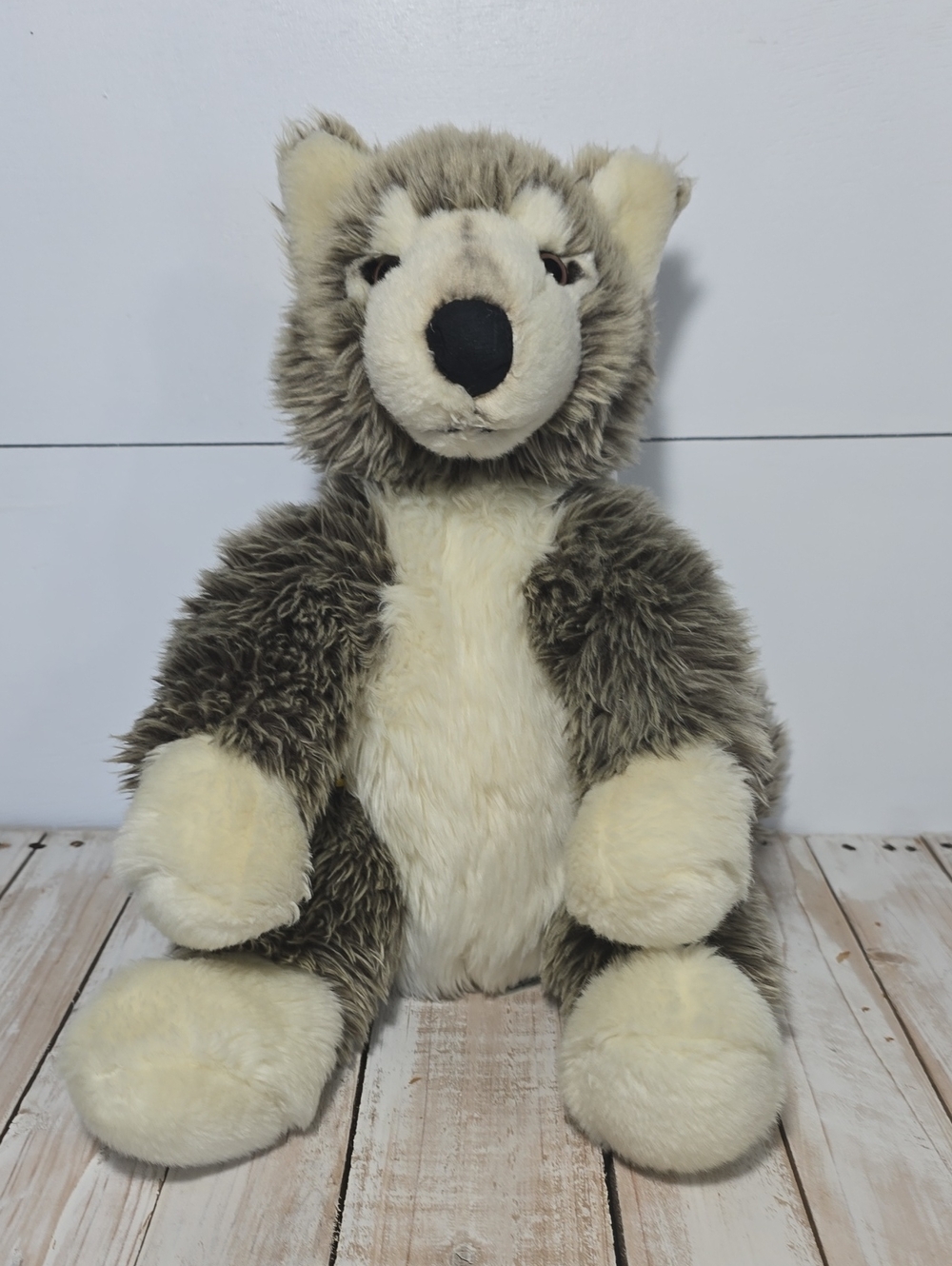 Build-A-Bear WWF Gray Wolf Plush 2009 Collectibear World Wildlife Fund Timber